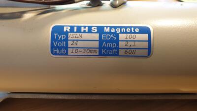 Registerzugmagneten 70 Stück Rihs 24V/60N
