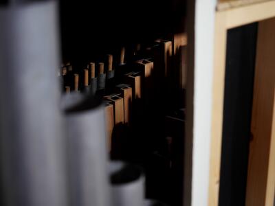 Truhenorgel 8/II