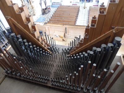mechanische Orgel 22/II+P