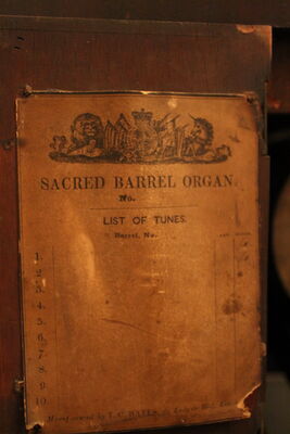 Englische Drehorgel / Barrel organ